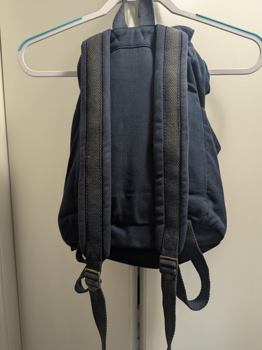 Navy Canvas Backpack - Picture 6 of 6